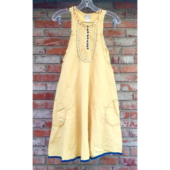 Lulumari Dresses & Skirts - Lulumari butter yellow tunic style dress w/pockets